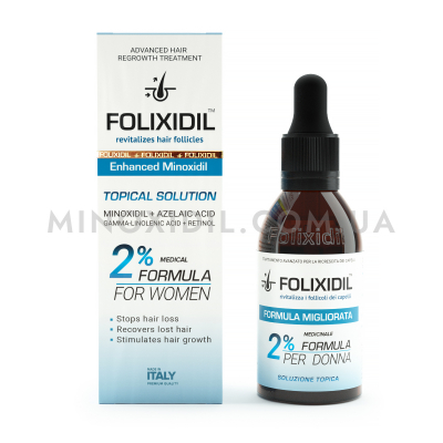 Міноксидил Folixidil 2% (Фоліксідил) лосьйон 60 мл